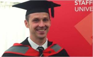 Graduating from Staffordshire University